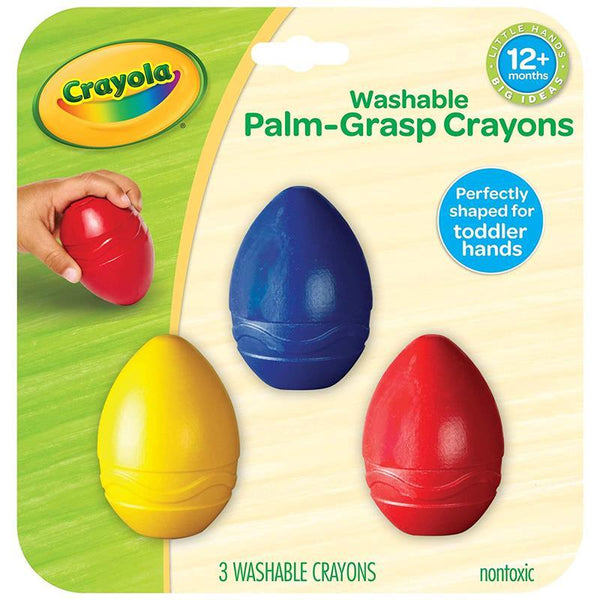 Crayola - 3 Ct Washable Egg Crayons