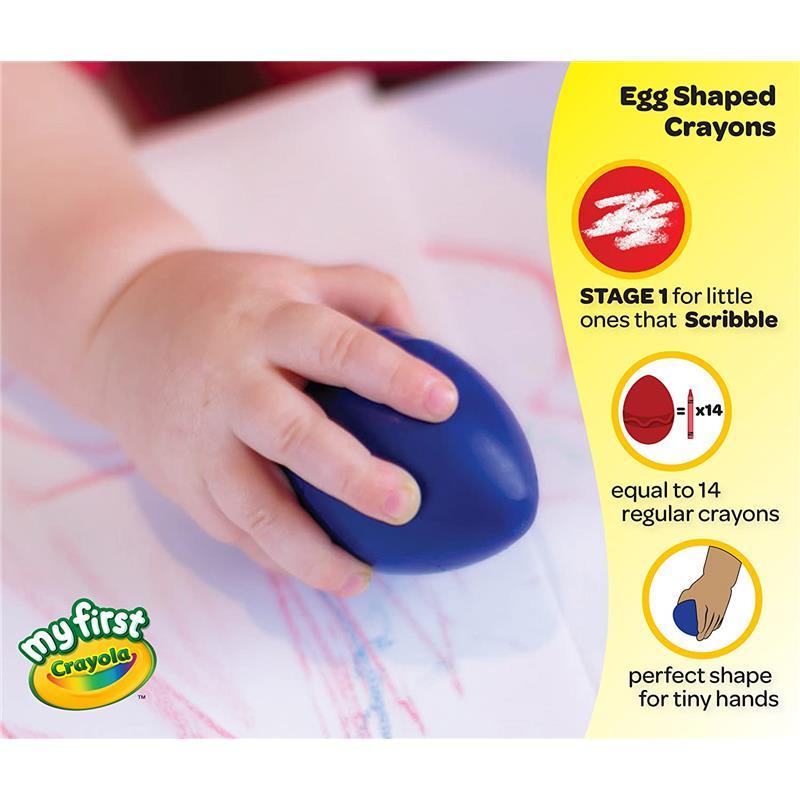 CRAYOLA Toddler Crayons in Egg Shape, Gift for Toddlers,12 Count - Toddler  Crayons in Egg Shape, Gift for Toddlers,12 Count . shop for CRAYOLA  products in India.