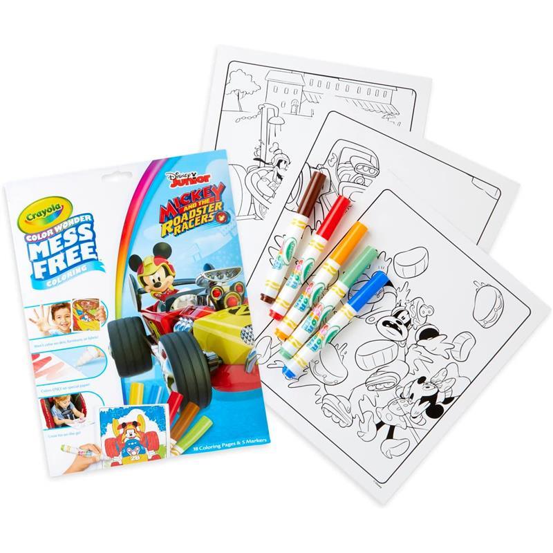 Mickey Mouse color by number coloring page - Busy Shark