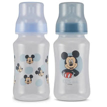 Cudlie - 2Pk Disney Mickey Bottles 11Oz, Cute Image 1