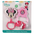 Cudlie - 2Pk Disney Minnie Mouse Character Rattle, Pink Image 2