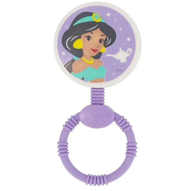 Cudlie - 2Pk Disney Princess Character Shape Rattle & Keyring Teether Image 2