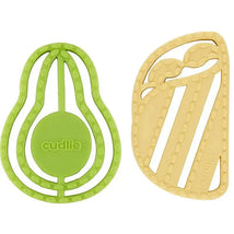 Cudlie - 2Pk Food Grade Silicone Teether, Taco & Avocado Image 1