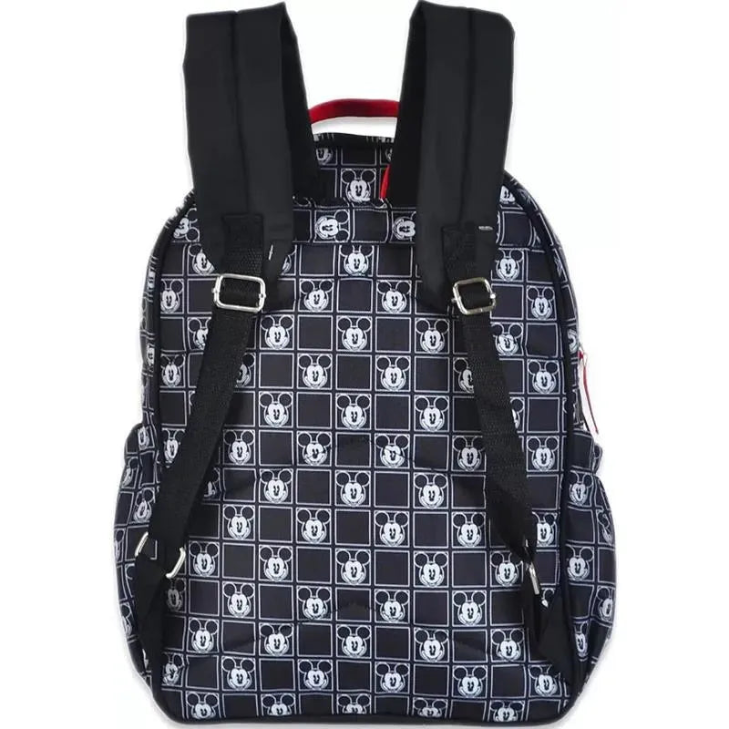 Cudlie - 5Pk Mickey Mouse Checker Print Diaper Backpack Image 2