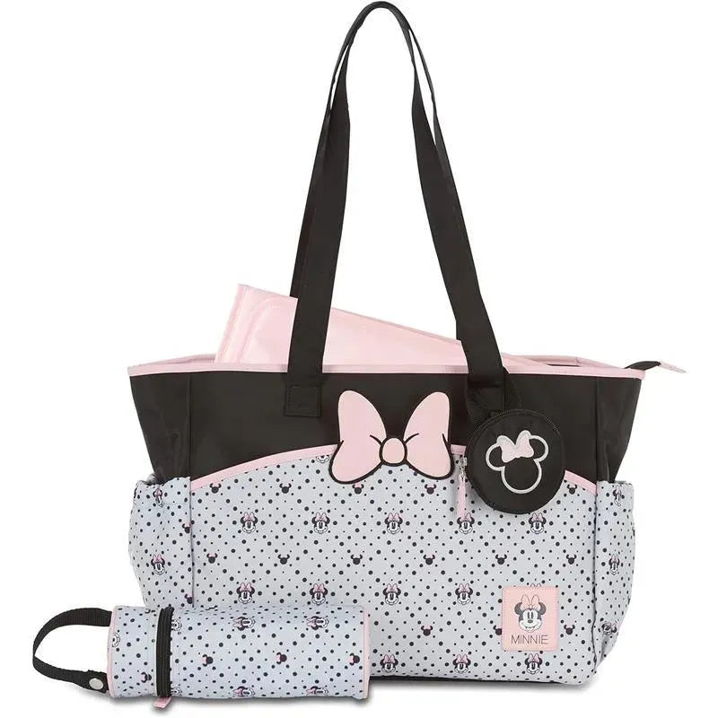 Cudlie - Minnie Disney Tote Diaper Bag & Changing Pad Image 1