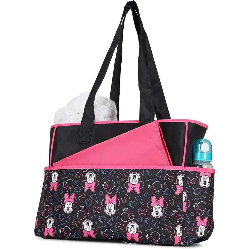 Cudlie - Minnie Multi Pc Set - Toss Print Diaper Bag Image 7