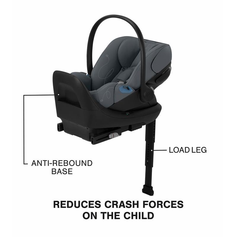 Cybex - Cloud G Lux SensorSafe Comfort Extend Infant Car Seat, Monumen
