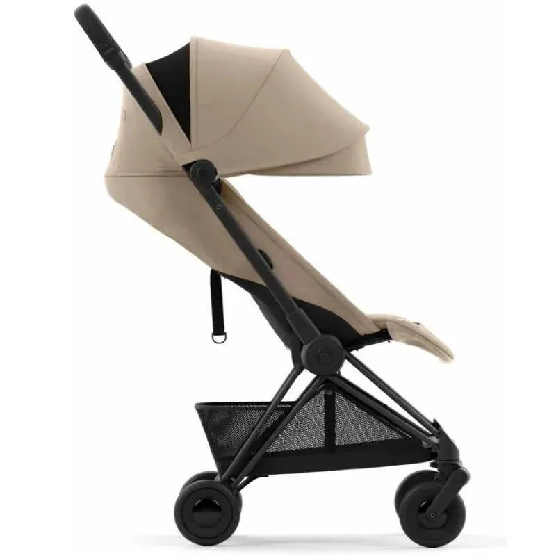 Cybex - Coya Stroller Matte Black Frame/Cozy Beige Image 3