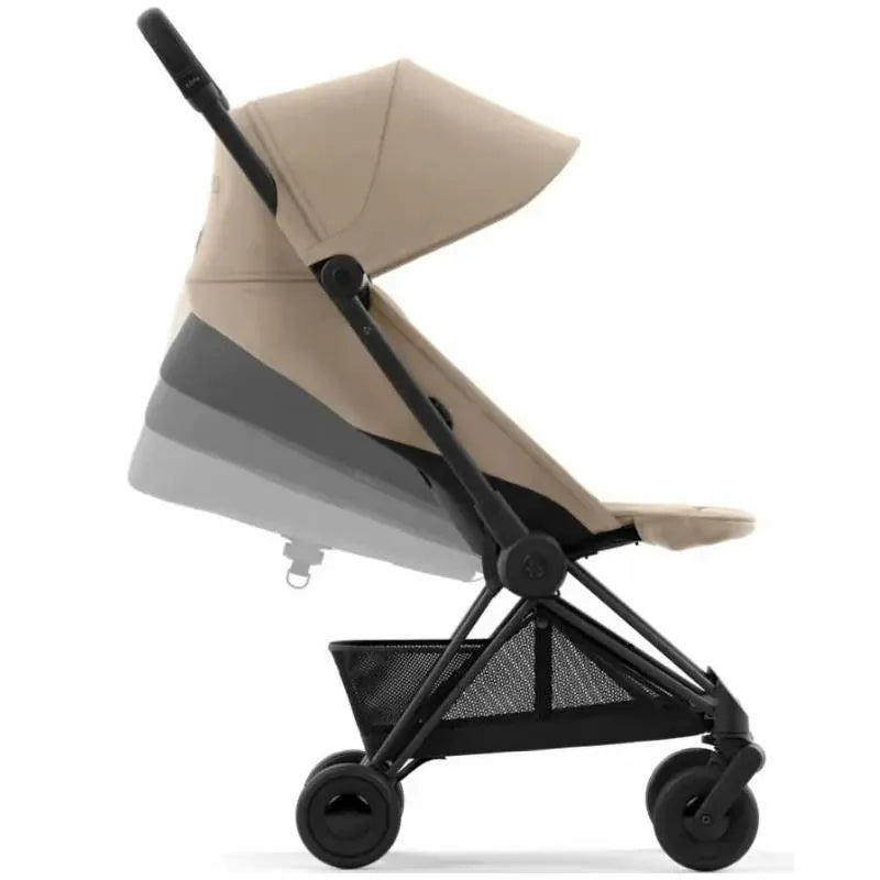 Cybex - Coya Stroller Matte Black Frame/Cozy Beige Image 4