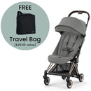 Cybex - Coya Stroller Rose Gold Frame/Mirage Grey Image 1