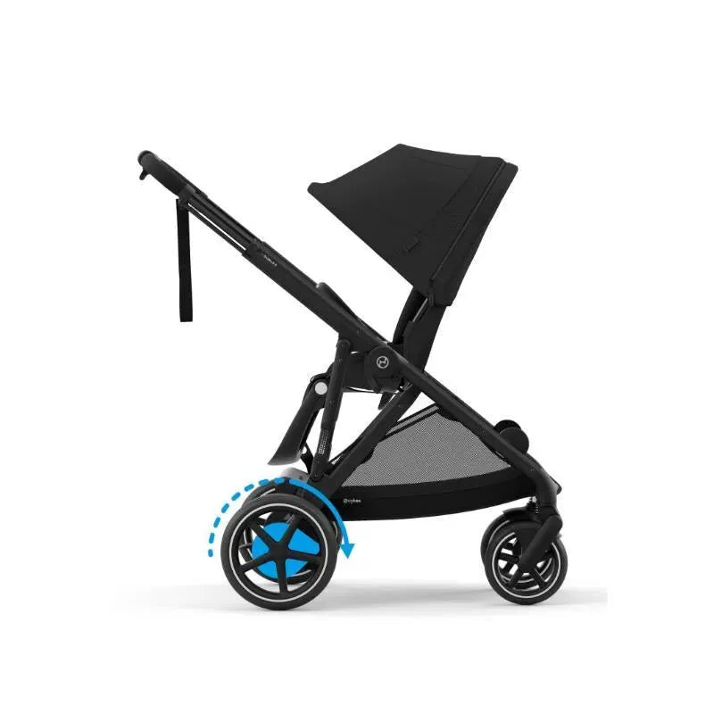 Cybex - Egazelle S Single-to-Double Stroller, Black Frame/Moon Black Image 8