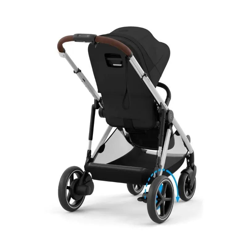 Cybex - Egazelle S Single-to-Double Stroller, Silver Frame/Moon Black Image 5