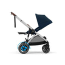 Cybex - Egazelle S Single-to-Double Stroller, Silver Frame/Ocean Blue Image 5