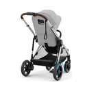 Cybex - Egazelle S Single-to-Double Stroller, Silver Frame/Stone Grey Image 6