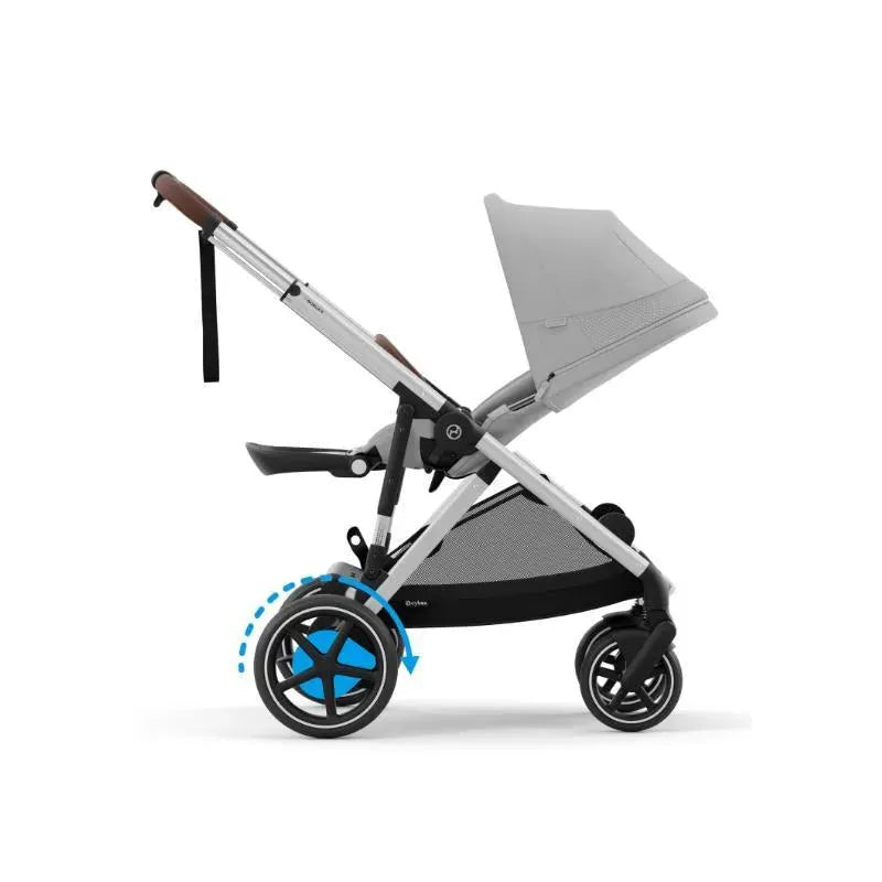 Cybex - Egazelle S Single-to-Double Stroller, Silver Frame/Stone Grey Image 7