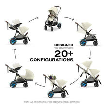 Cybex - Egazelle S Single-to-Double Stroller, Taupe Frame/Seashell Beige Image 2