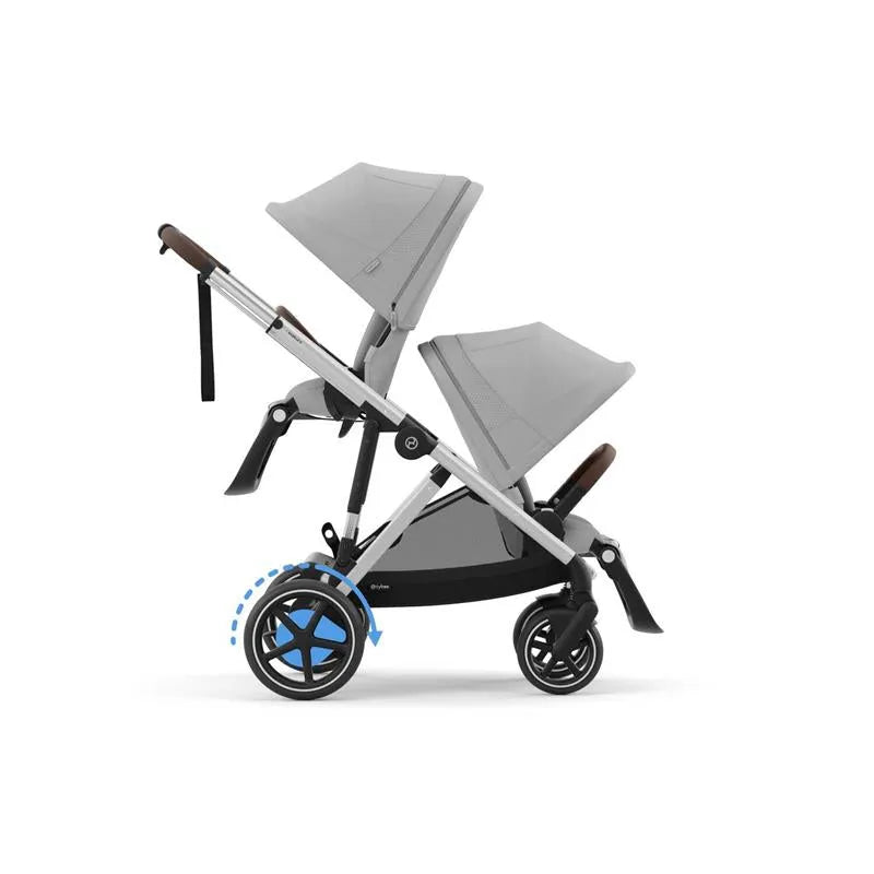 Cybex - Egazelle S Stroller, Sliver Frame With Stone Grey Seat Image 5