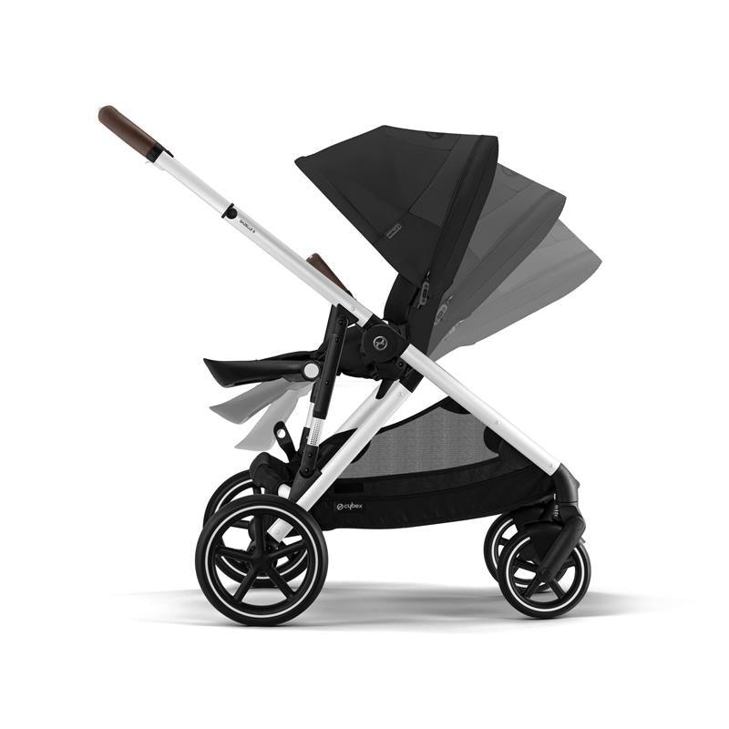 Cybex Balios S Lux 2 Stroller - Silver Frame and Moon Black  Seat : Home & Kitchen