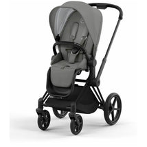 Cybex - Priam4, Matte Black/Black + Soho Grey Seat Pack Image 1