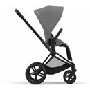 Cybex - Priam4, Matte Black/Black + Soho Grey Seat Pack Image 2