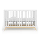 Dadada - Baby Soho 3-in-1 Convertible Crib to Toddler Bed, White/Natural Image 6