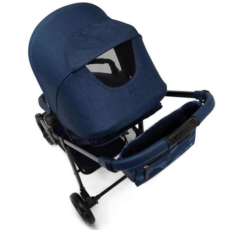 Delta Children - Baby Gap 2-In-1 Carriage Stroller, Camo Blue Image 11