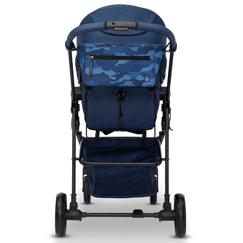 Delta Children - Baby Gap 2-In-1 Carriage Stroller, Camo Blue Image 13