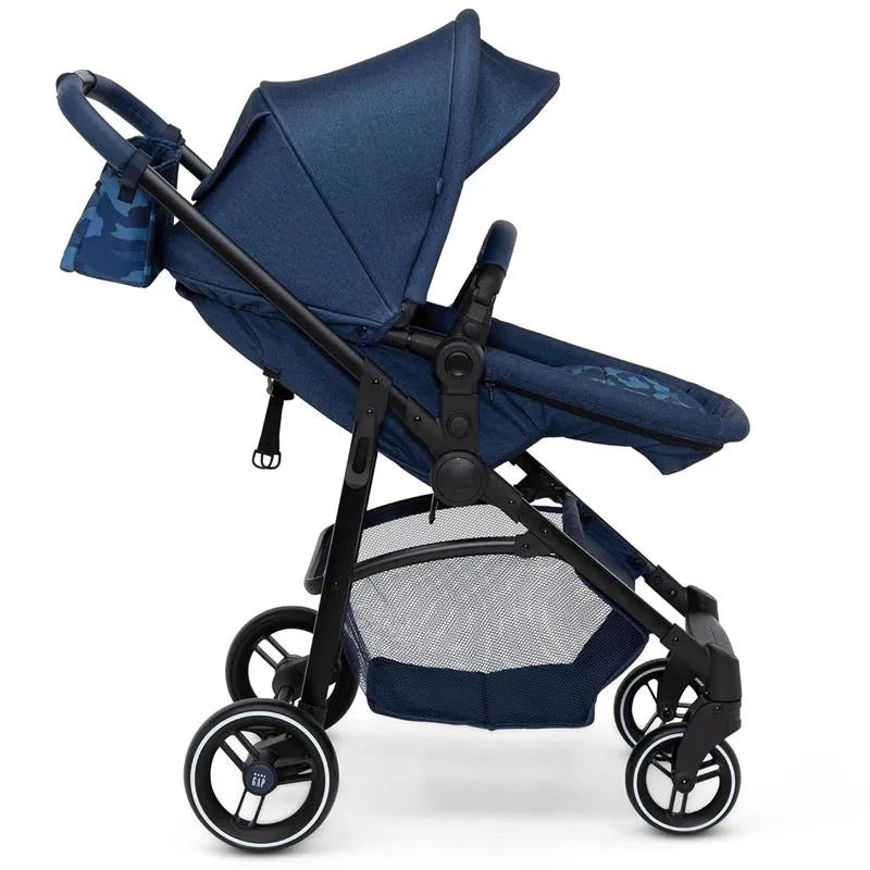 Delta Children - Baby Gap 2-In-1 Carriage Stroller, Camo Blue Image 18