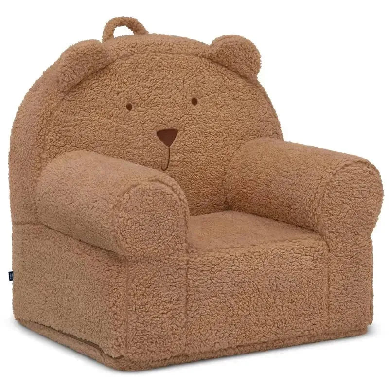 Delta Children - babyGap Sherpa Bear Chair - Greenguard Gold Certified, Tan Image 3