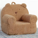 Delta Children - babyGap Sherpa Bear Chair - Greenguard Gold Certified, Tan Image 4