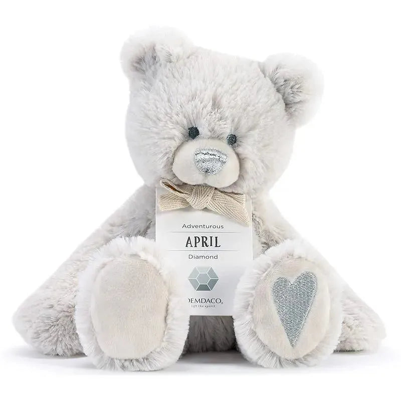 Demdaco - April Birthstone Plush Bear Image 1