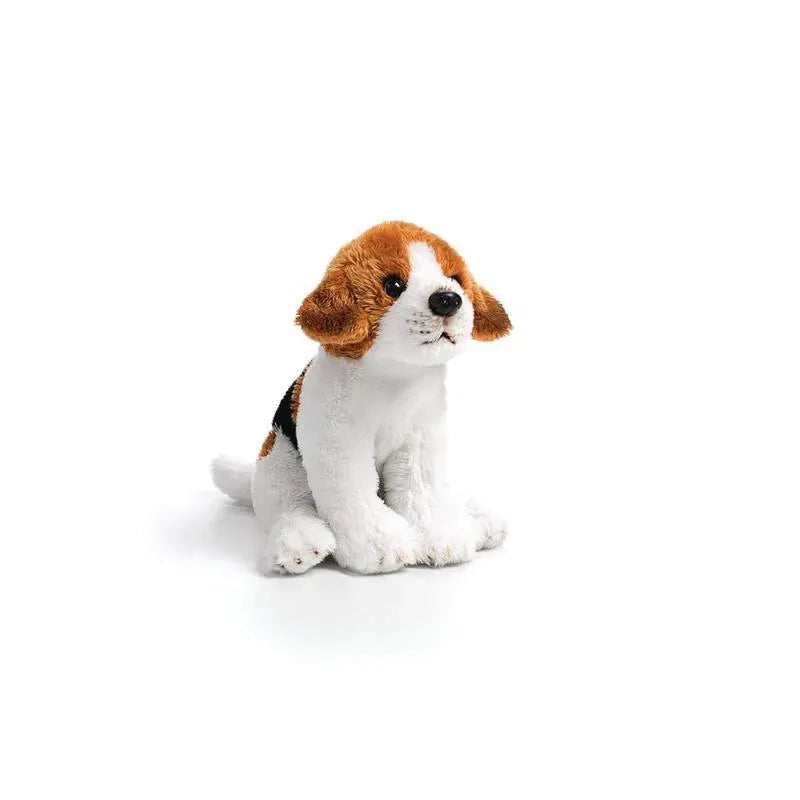 DEMDACO - Beanbag Stuffed Animal Sitting Obedient Beagle Image 1