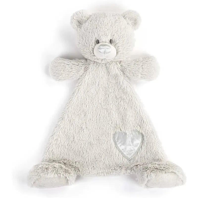 DEMDACO - Birthstone Childrens Stuffed Animal Blankie, Bear April Image 1