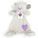 DEMDACO - Birthstone Color Alexandrite and Grey, Stuffed Animal Blankie Bear June Image 3