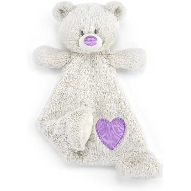 DEMDACO - Birthstone Color Alexandrite and Grey, Stuffed Animal Blankie Bear June Image 4