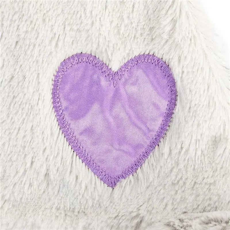 DEMDACO - Birthstone Color Alexandrite and Grey, Stuffed Animal Blankie Bear June Image 6