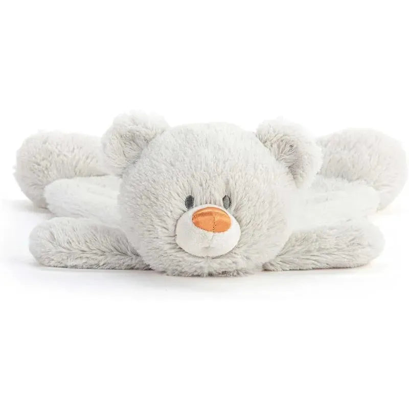 DEMDACO - Birthstone Color Citrine and Grey, Stuffed Animal Blankie Bear November Image 2