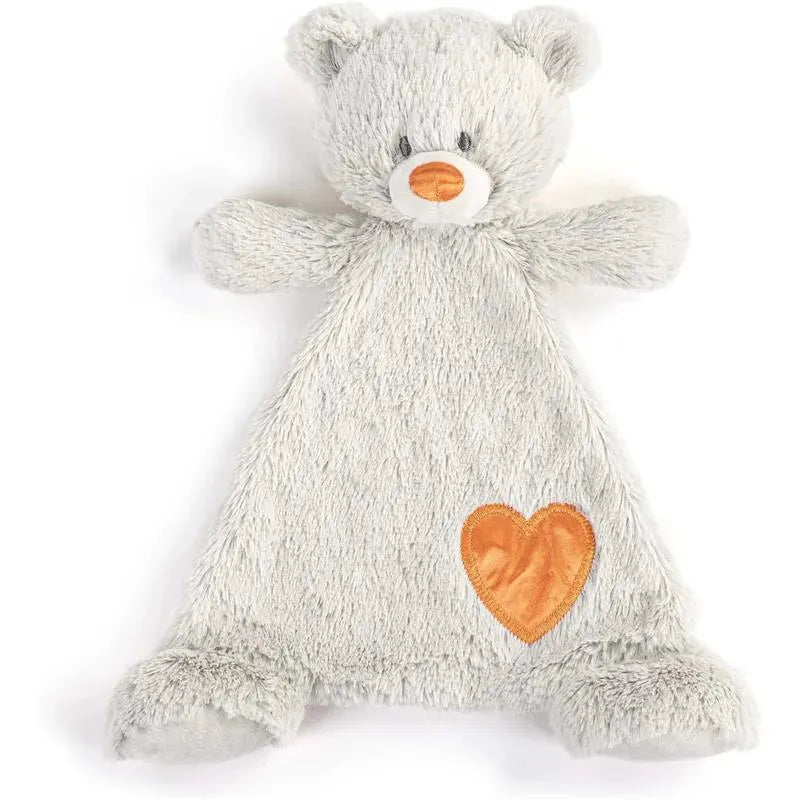 DEMDACO - Birthstone Color Citrine and Grey, Stuffed Animal Blankie Bear November Image 4