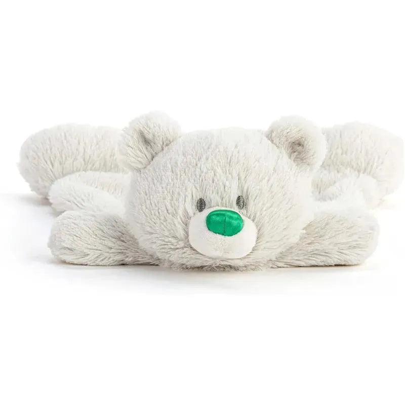 DEMDACO - Birthstone Color Emerald Green and Grey, Stuffed Animal Blankie Bear May Image 2