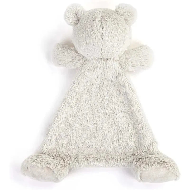 DEMDACO - Birthstone Color Garnet and Grey, Stuffed Animal Blankie Bear January Image 4