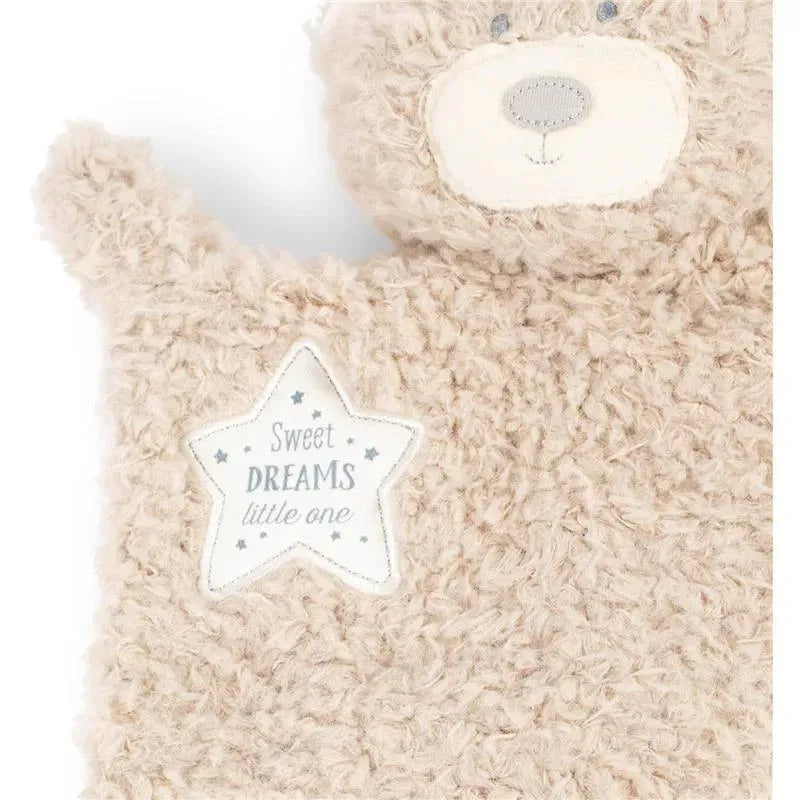 DEMDACO - Fuzzy Brown Bear Sweet Dreams Polyester Plush Blankie Image 3