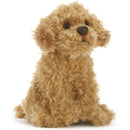 DEMDACO - Labradoodle Plush Beanbag Stuffed Animal Toy, Light Brown Image 1