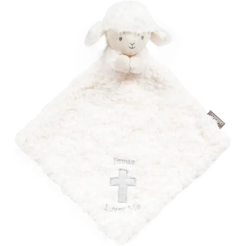 Demdaco - Lamb Rattle Blankie Image 1