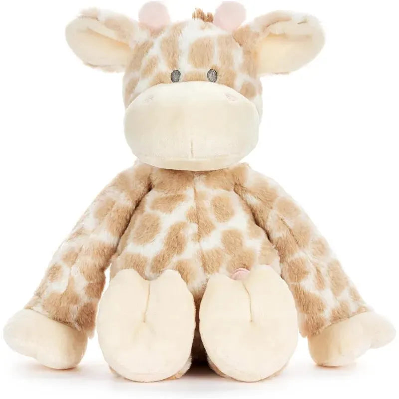 DEMDACO - Luxurious Stuffed Animal, Brown and Pink, Giraffe Image 1