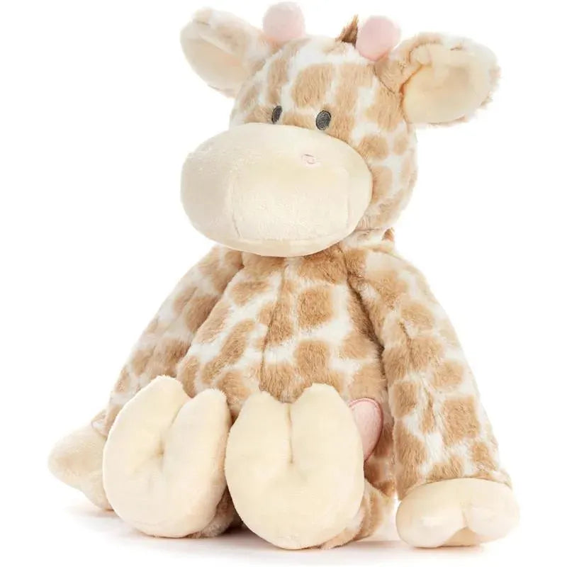 DEMDACO - Luxurious Stuffed Animal, Brown and Pink, Giraffe Image 6