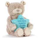 DEMDACO - Twinkle Twinkle Tan and Blue, Musical Lullaby Stuffed Plush Animal Bear Image 3