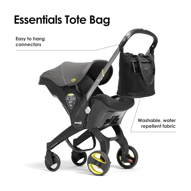 Doona - Essentials Diaper Tote Bag, Nitro Black Image 6