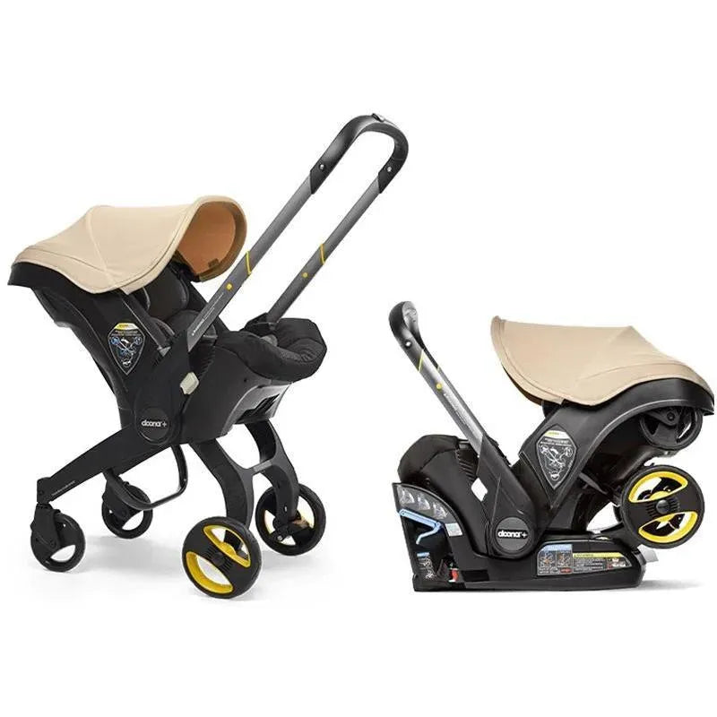 Doona+ Infant Car Seat & Stroller, Sahara Sand Image 1