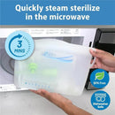 Dr Brown - 100% Silicone Microwave Steam Sterilizer Bag, Reusable Sterilizing Bag Image 13