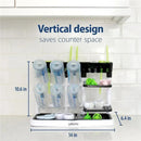 Dr Brown - Drying Tower, Stand-Up Drying Rack, Countertop Baby Bottle Drying with Organized Storage Image 5